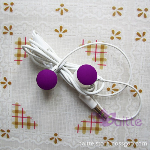 quanlity soundy with low price chocolate shape earphone for MP3/phone